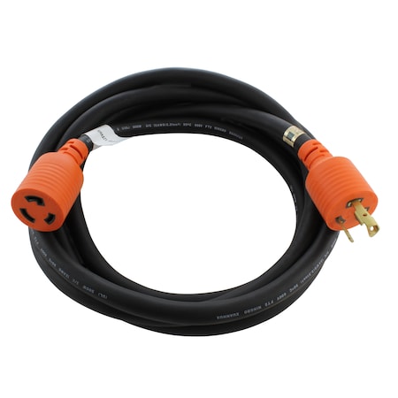 10ft SOOW 12/3 NEMA L5-20 20A 125V Rubber Extension Cord